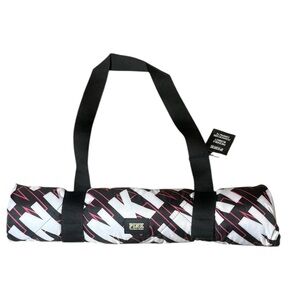PINK Victoria's Secret Packable Blanket with Black and Pink Accents